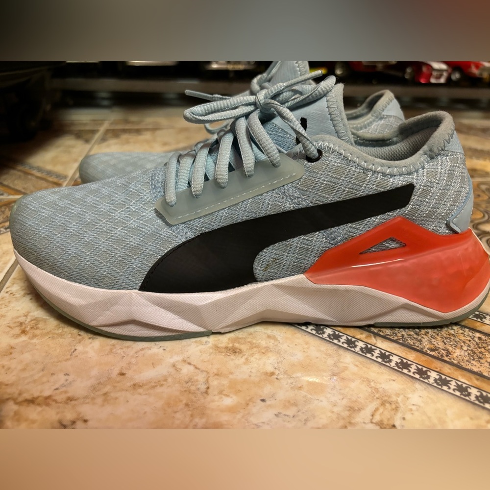 Puma Cell Plasmic Bright Training  Womens Training Sneakers - Aqua Blue/Pink